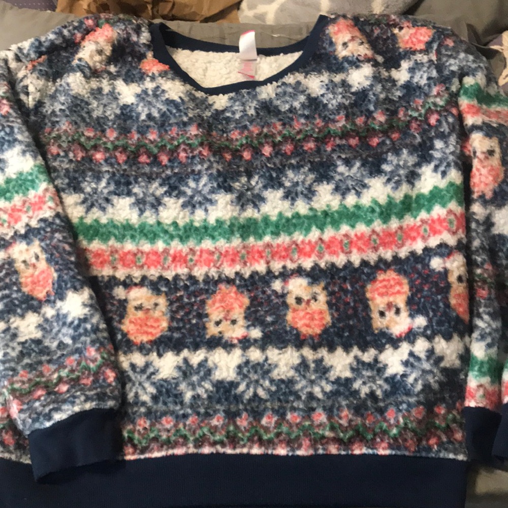 “Ugly” Christmas Fleecy shirt
